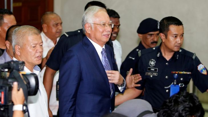 Former Malaysia''s Prime Minister Najib Razak leaves Kuala Lumpur High Court in Kuala Lumpur
