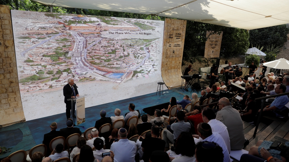 U.S. envoys attend the inauguration of a Jewish heritage site in East Jerusalem