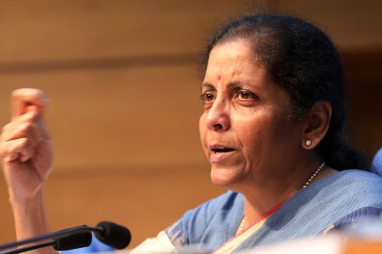 Nirmala Sitharaman, India finance minister