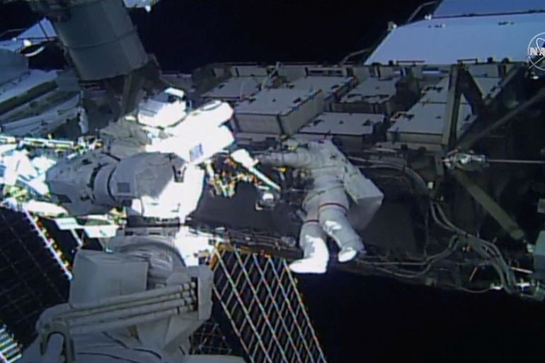 All woman spacewalk ISS
