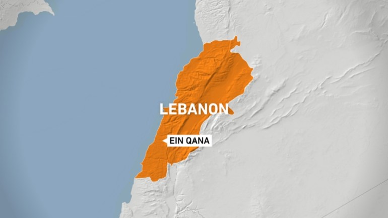 southern village of Ein Qana Lebanon