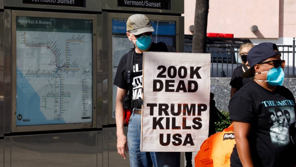 Trump - 200,000 deaths