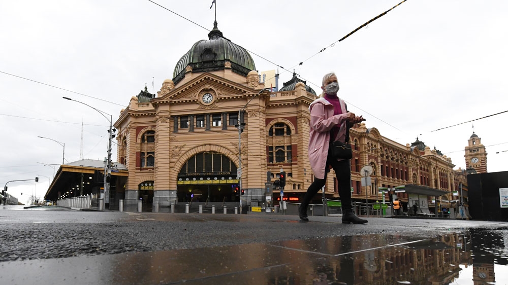 Melbourne in the rain
