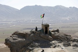 An Afghan National Army (ANA) soldier keeps watch at a post in Logar province [File: Omar Sobhani/Reuters]
