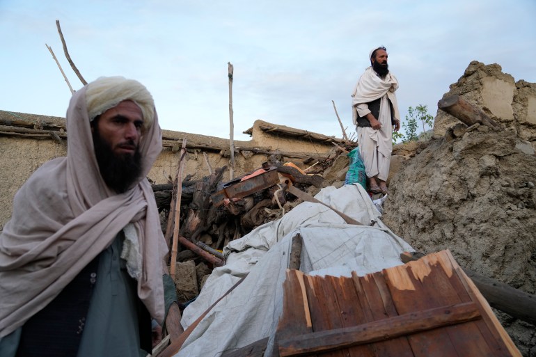 Afghanistan Earthquake destruction