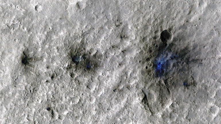 Craters on Mars