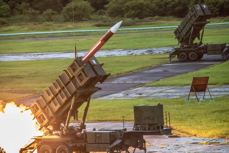 This handout picture taken on July 15, 2020 and released by Taiwan's Defence Ministry shows a US-made Patriot III missile being launched during the annual "Han Kuang" (Han Glory) military drill from an unlocated place in Taiwan. (Photo by Handout / TAIWAN DEFENCE MINISTRY / AFP) / RESTRICTED TO EDITORIAL USE - MANDATORY CREDIT "AFP PHOTO / Taiwan Defence Ministry" - NO MARKETING - NO ADVERTISING CAMPAIGNS - DISTRIBUTED AS A SERVICE TO CLIENTS
