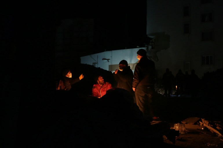 Families wait for the remains of their loved ones in Kahranmanmaras, ten days after the quake [Ylenia Gostoli/Al Jazeera]