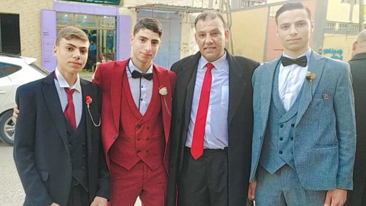 guest posting Picture of the 2 martyred sons with their father and other relative.
