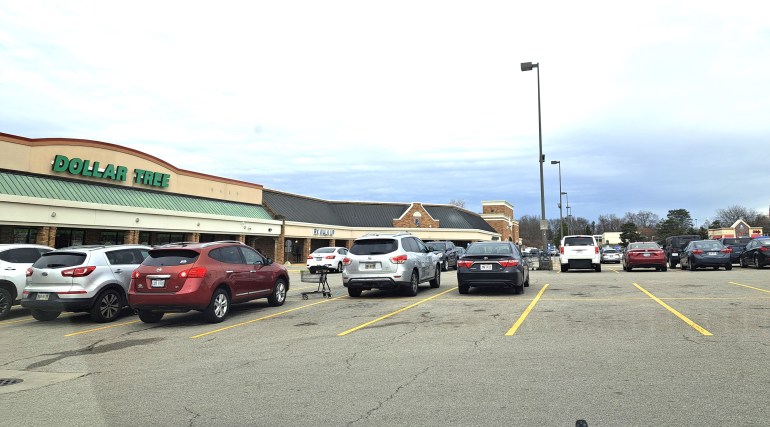 The Ohio parking lot, outside a Kroger's supermarket, where Ta'Kiya Young was shot