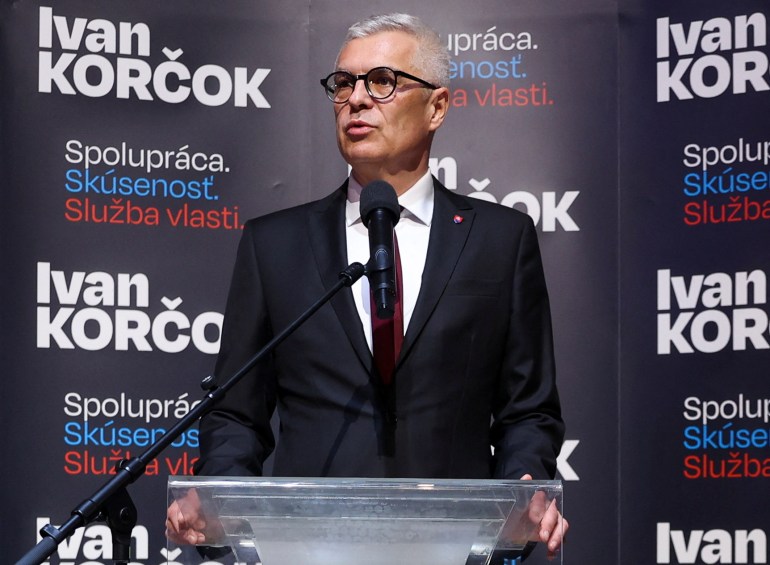 Slovakia's presidential candidate Ivan Korcok