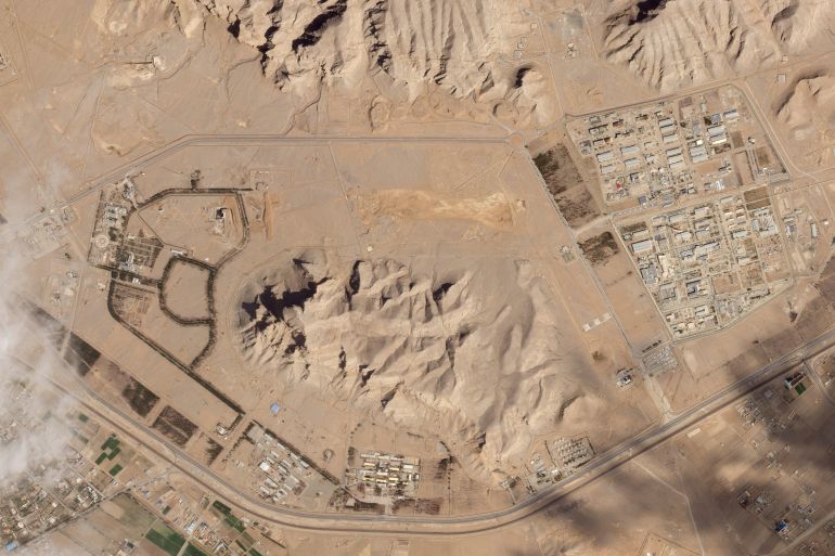 This satellite image from Planet Labs PBC shows Iran's nuclear site in Isfahan, Iran, April 4, 2024
