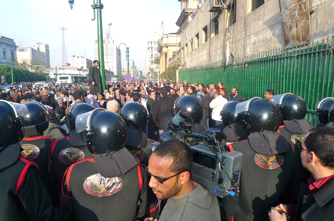 Fresh anti-govt protests in Egypt