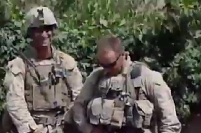 marines urinieren auf taliban