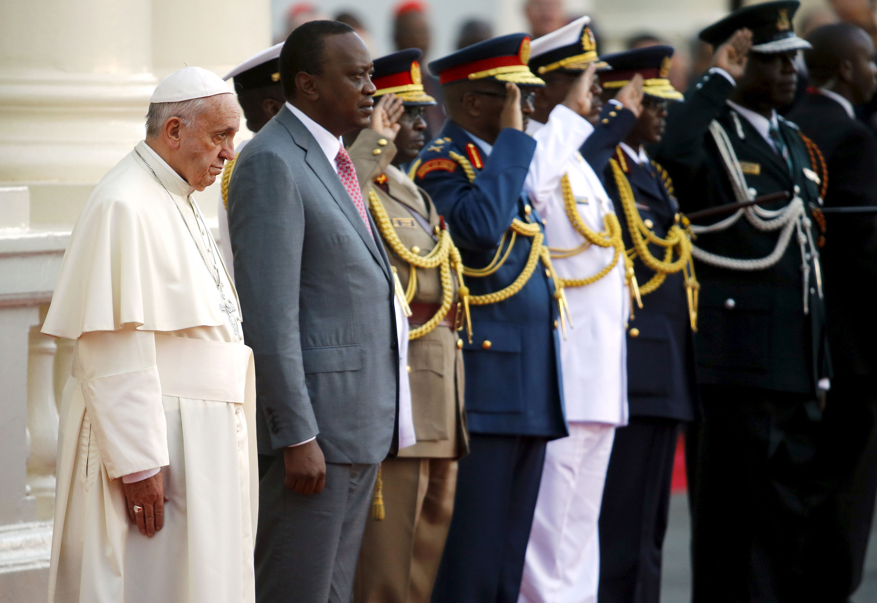 pope visit to kenya