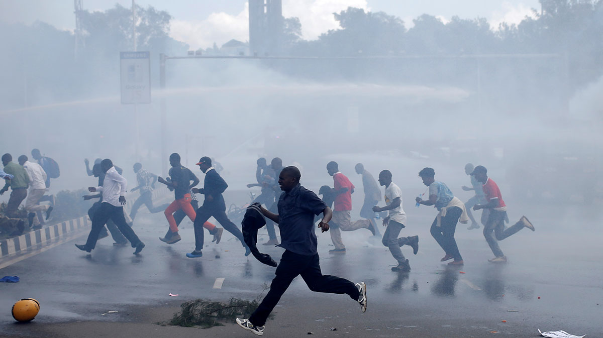 Image result for teargas kenya