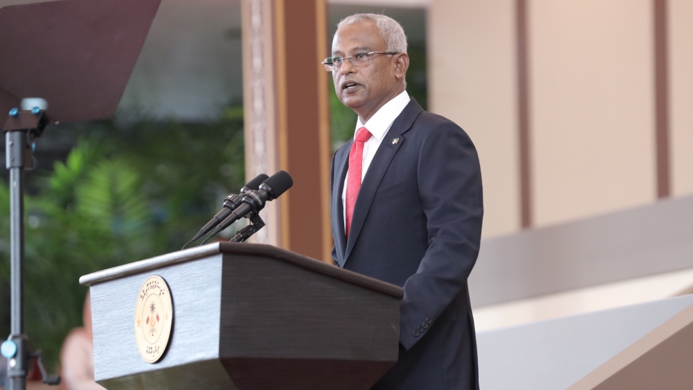 Ibrahim Mohamed Solih sworn in as new Maldives president
