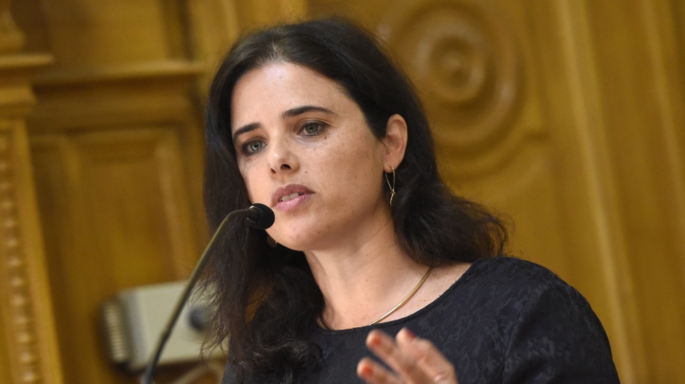 Ayelet Shaked: Israel must safeguard Jewish majority | Israeli ...