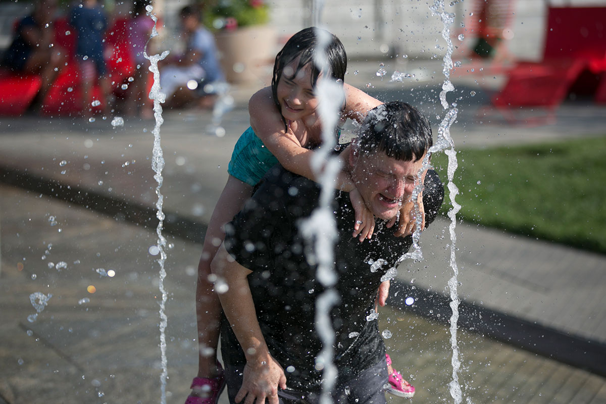 It was another hot week across the northeastern US with temperatures only being exceeded by dangerous heat index values. In Boston, MA, more records were broken. [Katherine Taylor/EPA]
