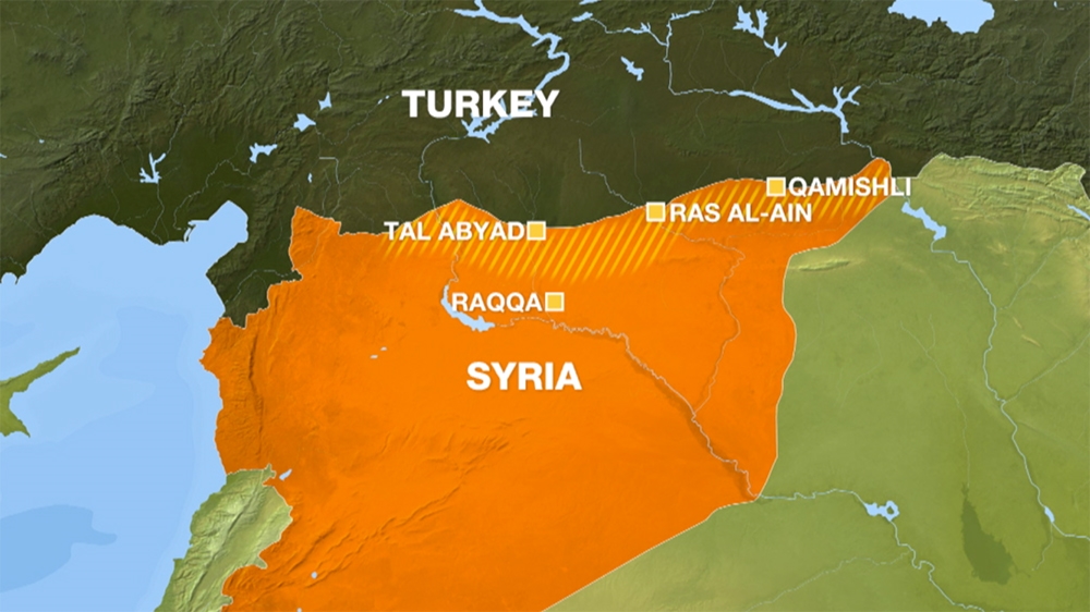 SYRIA TURKEY MAP - Safe Zone 