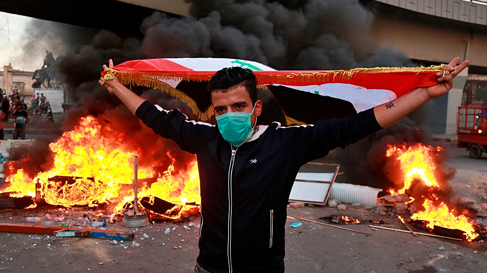 Iraq forces fire live rounds at protesters in Baghdad
