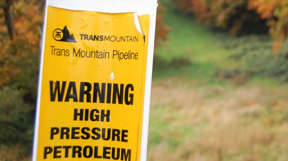 Trans Mountain right of way