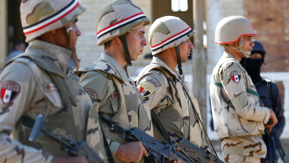 Egyptian security forces kill 16 suspected fighters in Sinai