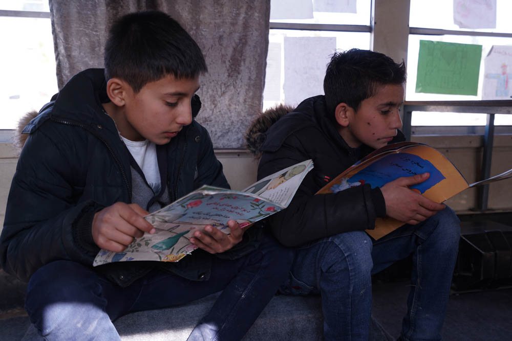 The mobile library project has received support from local and national authorities. [Sorin Furcoi/Al Jazeera]