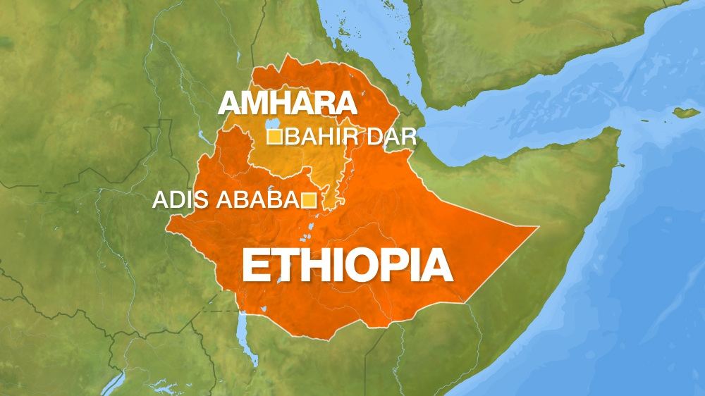 Mapa de etiopia