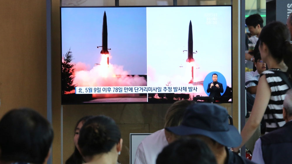 N Korea 'launches missiles' raising tension in Korean Peninsula