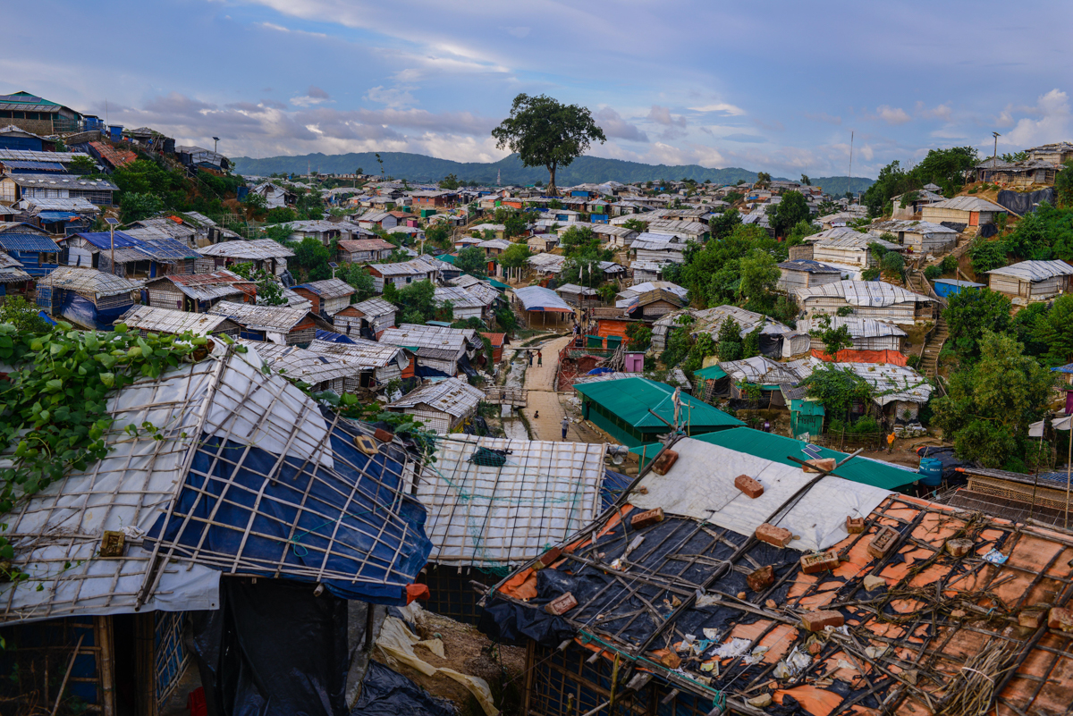 A view of the Balukhali Rohingya refugee camp. [Mahmud Hossain Opu/Al Jazeera]