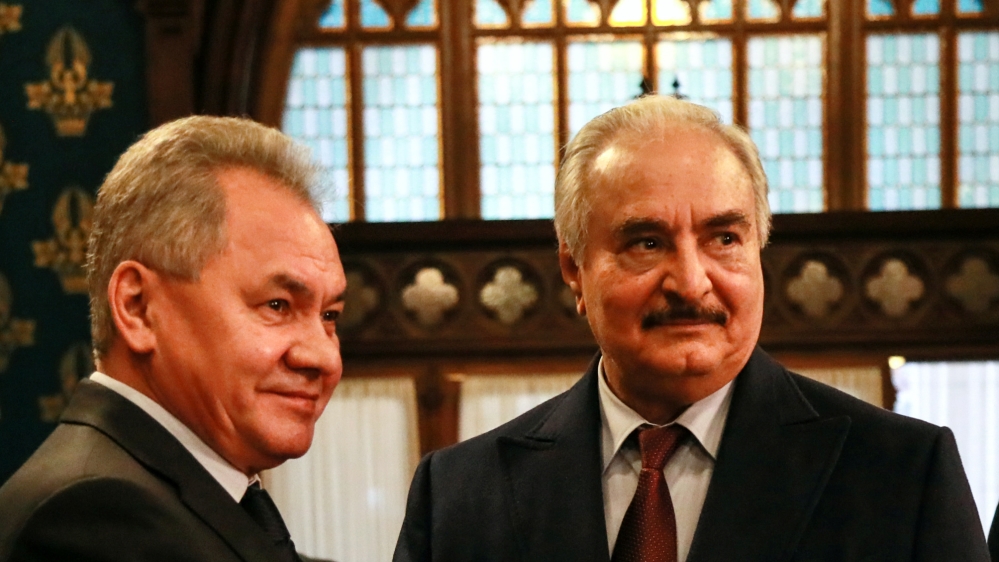 Libya's Haftar leaves Moscow without signing ceasefire agreement