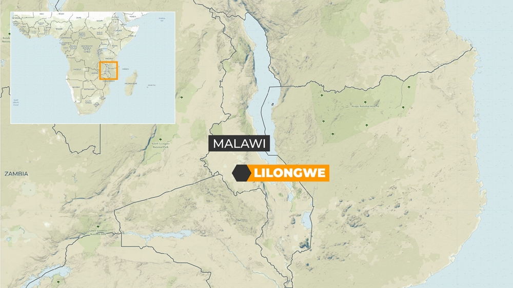 Malawi map 