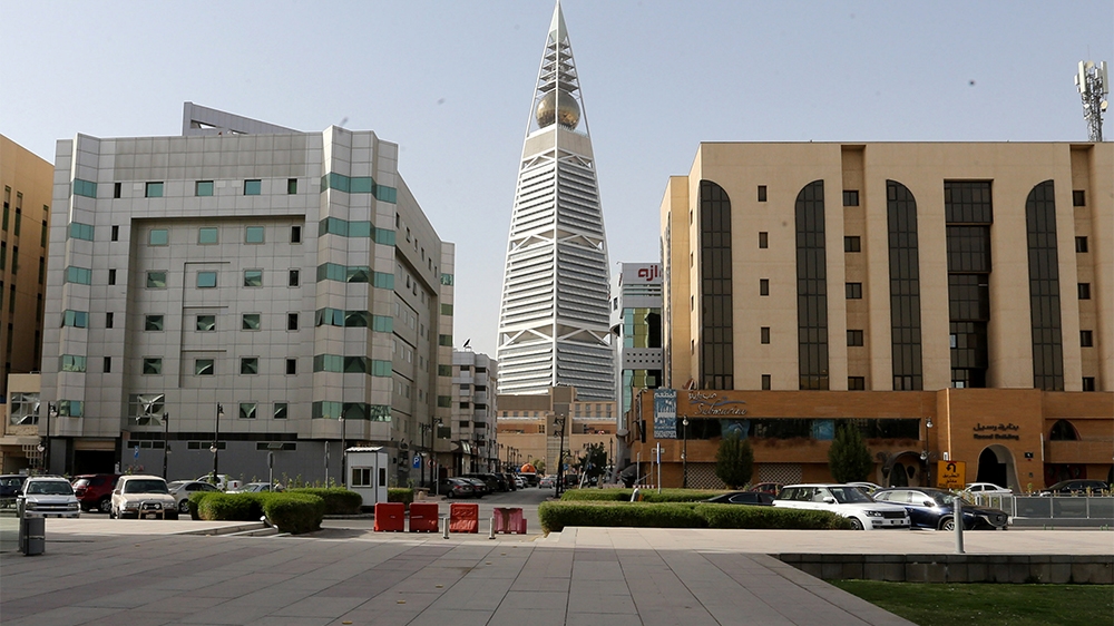 General view shows the empty garden of the King Fahd Library, following the outbreak of coronavirus disease (COVID-19), in Riyadh, Saudi Arabia March 19, 2020. Picture taken March 19, 2020. REUTERS/Ah