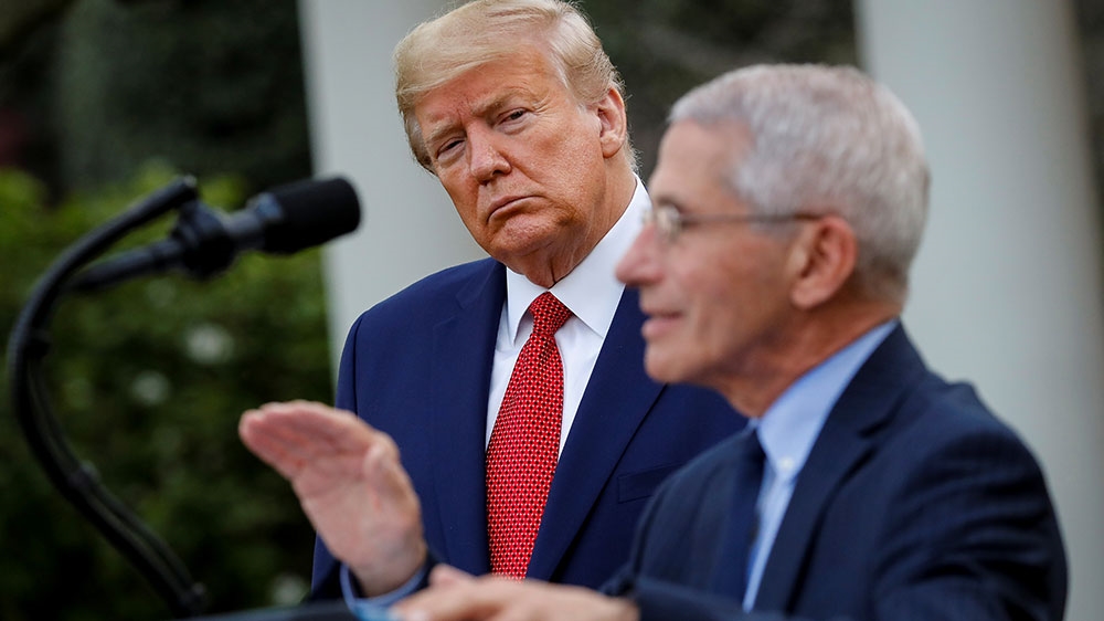 Trump: Fauci remarks on risks to reopening economy unacceptable thumbnail