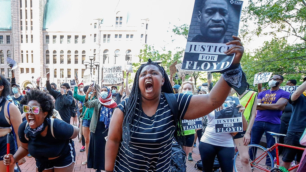 Protests spread across US as cop charged over George Floyd death ...
