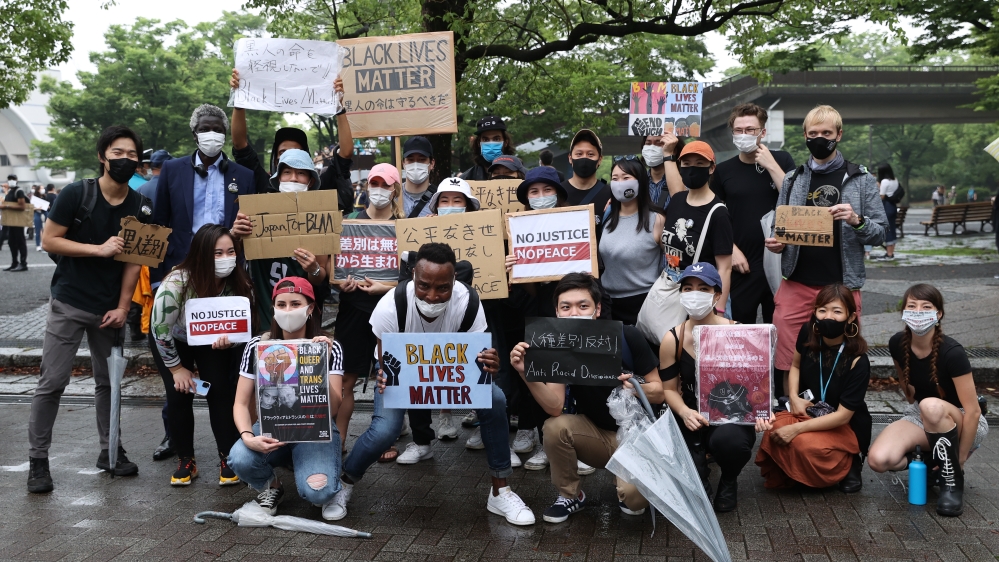 Japanese Rally In Support Of Black Lives Matter