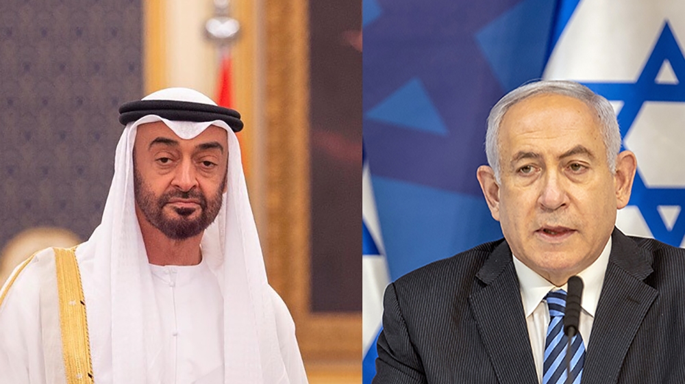 Benjamin Netanyahu and Sheikh Mohammed bin Zayed