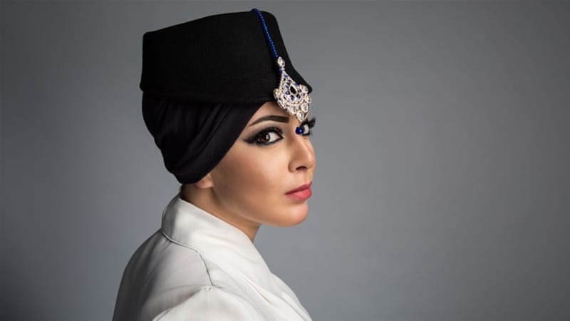 Iman Aldebe, 30, is a Muslim designer who was born in Sweden to Jordanian parents. [John Honk]