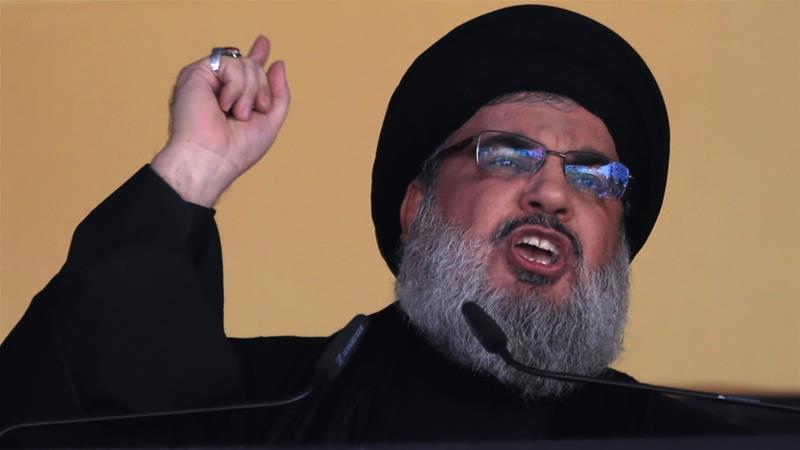 Nasrallah also slammed a proposed US peace deal to end the Israeli-Palestinian conflict that Trump had dubbed the 'deal of the century' [File: Hassan Ammar/AP Photo]