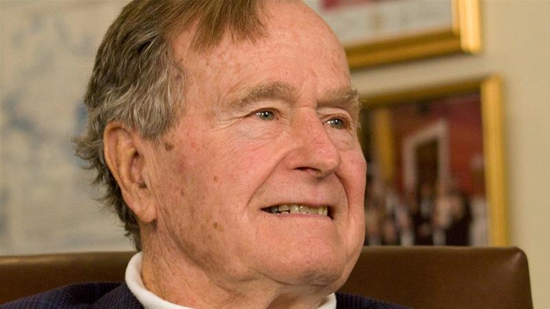 Image result for Ex-US President George H.W. Bush dead