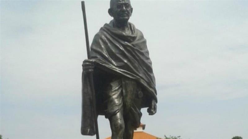 YES, EVEN GANDHI! After a petition called the pacifist 'racist,' his statue was removed from college
	