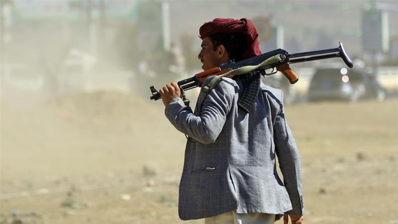 The Houthis have stepped up missile and drone attacks in Saudi Arabia in recent weeks [Mohammed Huwais/AFP]