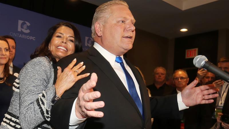 Si Doug Ford aparece como primer ministro de Ontario, los canadienses ya no podrán decir con aire de suficiencia que el virus similar a Trump no ha penetrado en el paralelo 49, escribe Mitrovica [Fred Thornhill / Reuters]