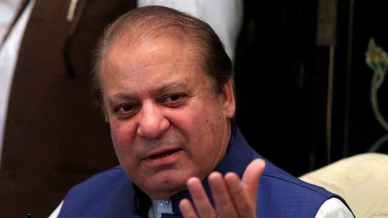 Sharif was dismissed as prime minister by the Supreme Court in July over corruption allegations [Faisal Mahmood/Reuters]
