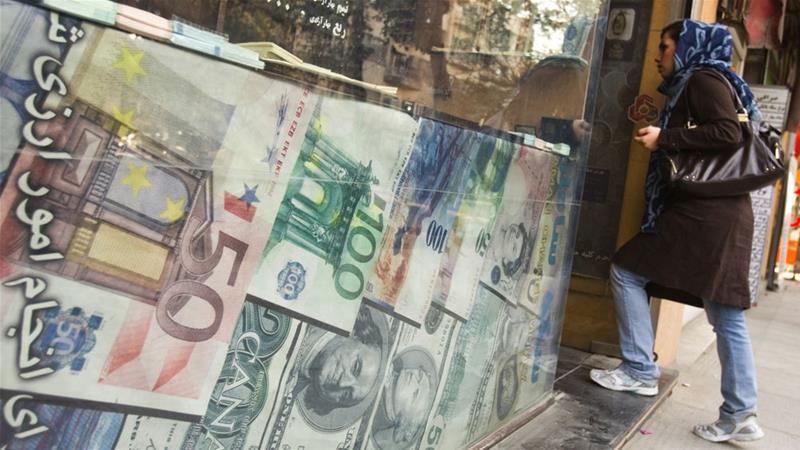 Iran's currency has plunged almost 50 percent in value in the past six months [Reuters]