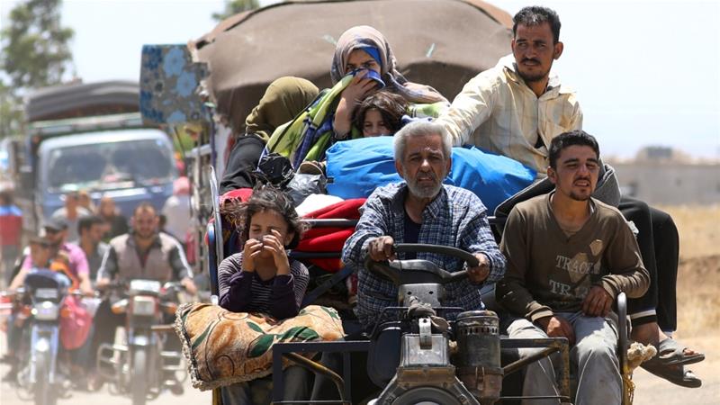 UN warns of 'catastrophe' as 160,000 flee southern Syria push