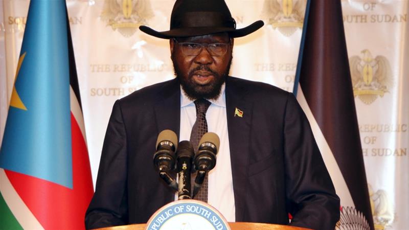 Image result for images of South Sudanâs President Salva Kiir and former rebel leader Riek Machar
