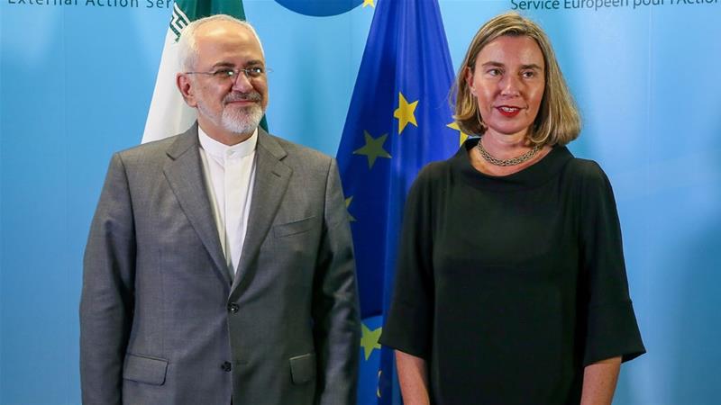 The EU has vowed to stick to the 2015 nuclear agreement with Iran [File: Stephanie Lecocq/AP]