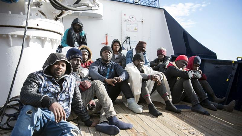 Image result for migrants stranded in mediterranean
